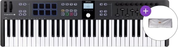 MIDI-Keyboard Arturia KeyLab Essential 61 mk3 SET 2 MIDI-Keyboard Black - 1