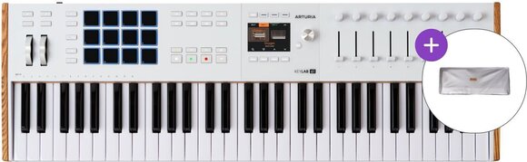 MIDI-Keyboard Arturia KeyLab 61 mk3 SET 2 MIDI-Keyboard White - 1