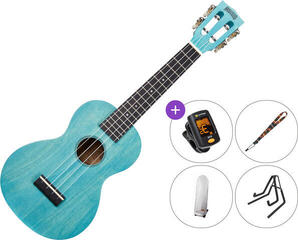 Concert Ukulele Mahalo ML2AB SET Aqua Blue Concert Ukulele