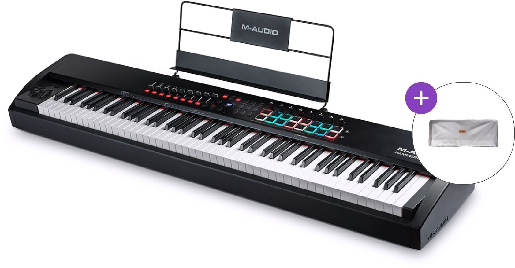Klawiatury sterujące 88 klawiszy M-Audio Hammer 88 Pro SET 2 Klawiatury sterujące 88 klawiszy
