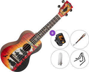 Concert Ukulele Mahalo MA2WW Artist Elite Series SET Wild West Concert Ukulele