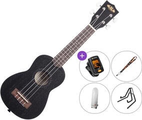 Sopránové ukulele Kala KA-15S SET Black Sopránové ukulele