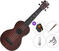 Sopran ukulele Pasadena WU-21W(BK) SET Wood Grain (Black) Sopran ukulele