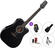 Takamine GD30CE SET 2 Black Dreadnought Elektro-Akustikgitarren