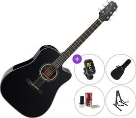Електро-акустична китара Дреднаут Takamine GD30CE SET 2 Black Електро-акустична китара Дреднаут