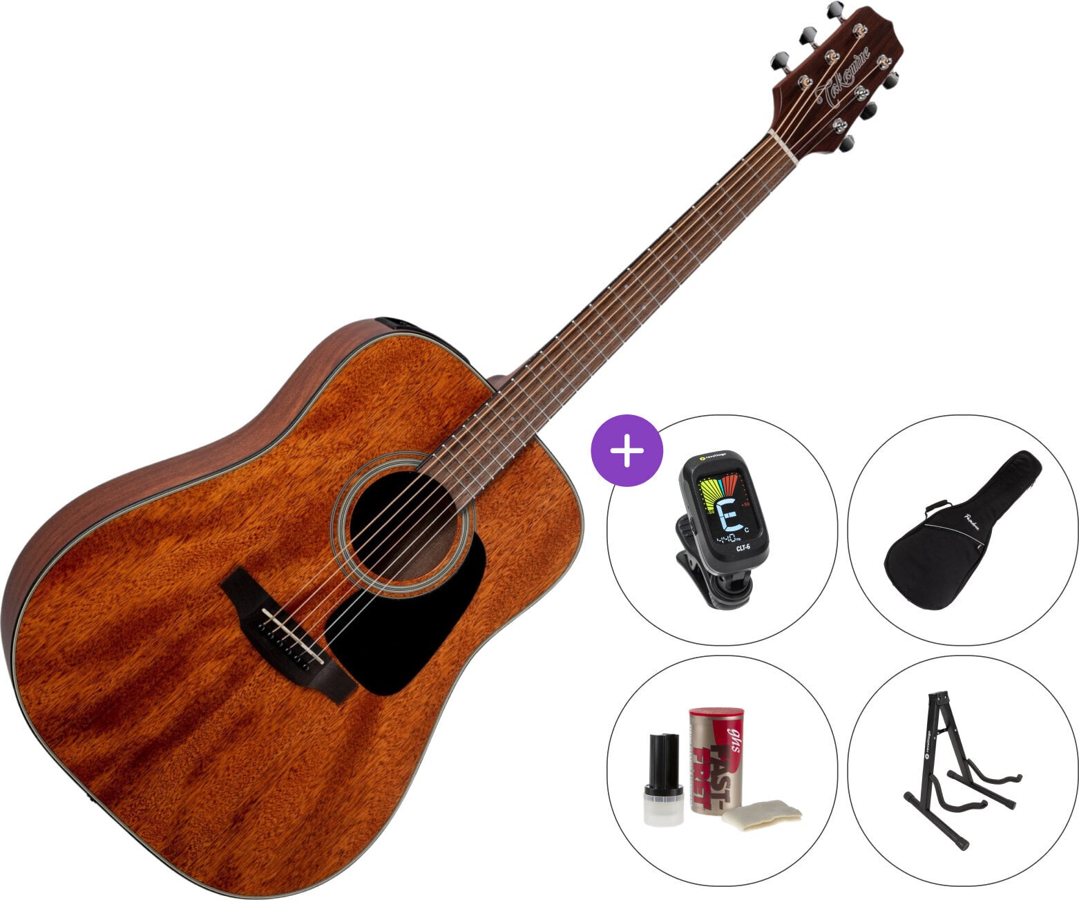 guitarra eletroacústica Takamine GLD11E SET 2 Natural Satin guitarra eletroacústica