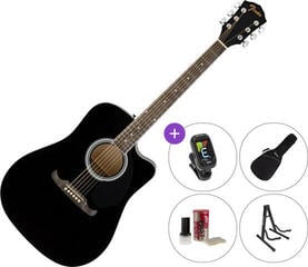 Dreadnought z elektroniką Fender FA-125CE SET 2 Black Dreadnought z elektroniką