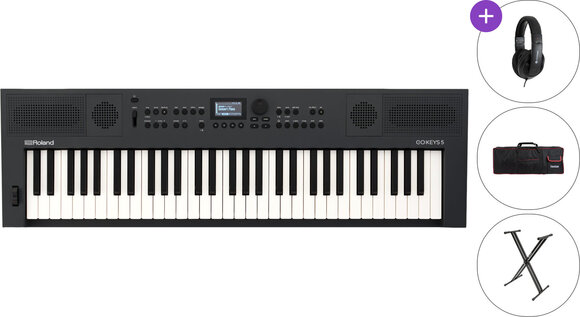 Keyboard mit Touch Response Roland GO:KEYS 5 SET Keyboard mit Touch Response Graphite - 1