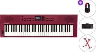 Keyboard mit Touch Response Roland GO:KEYS 3 SET Keyboard mit Touch Response Dark Red