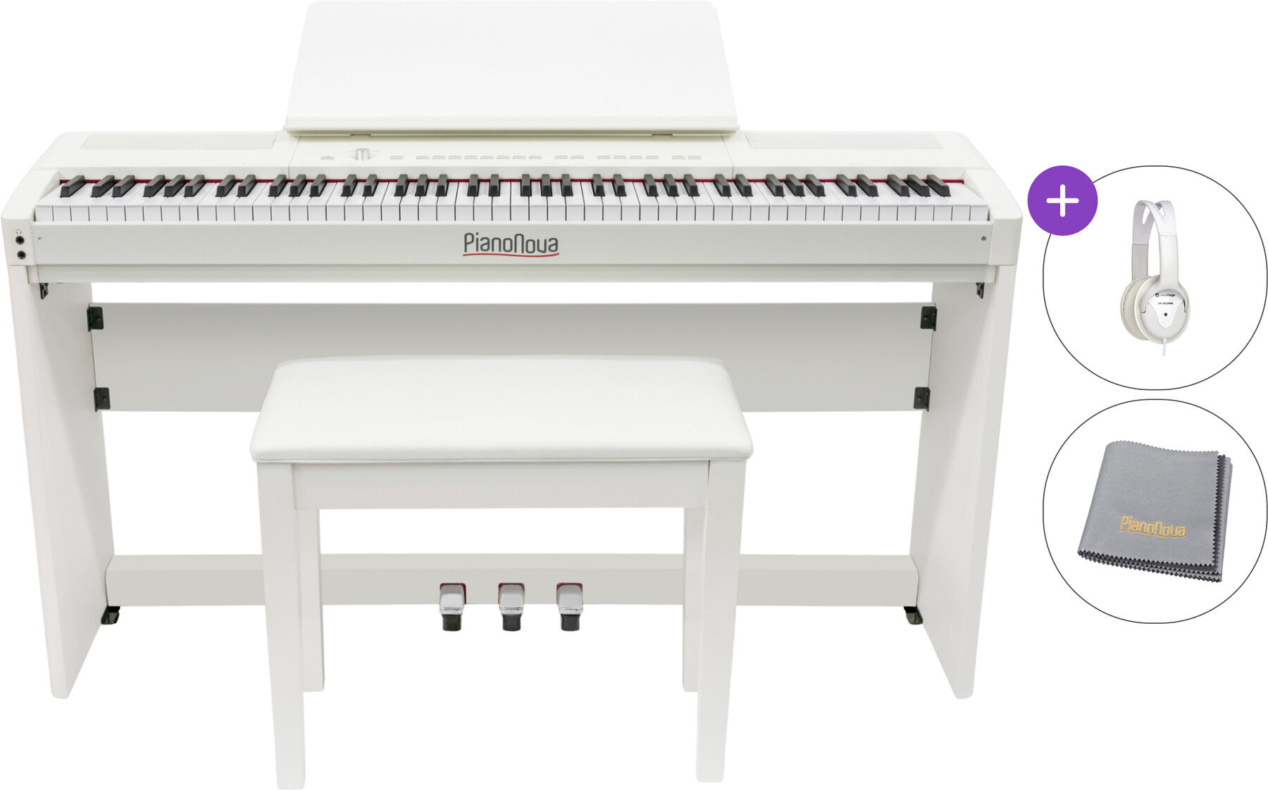 Дигитално пиано Pianonova Girona 08 SET Дигитално пиано White