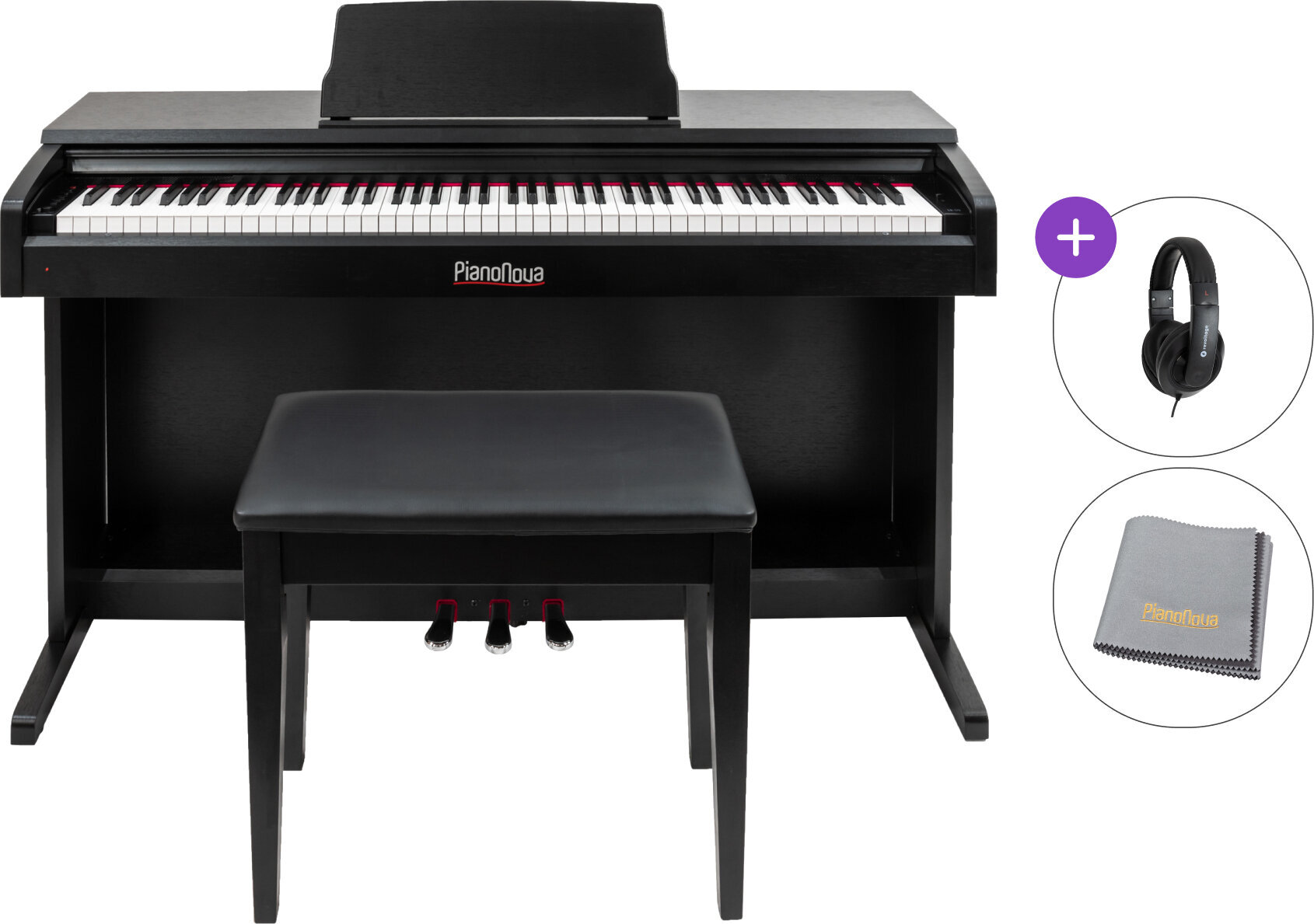 Digital Piano Pianonova La Rambla 09 SET Digital Piano Black