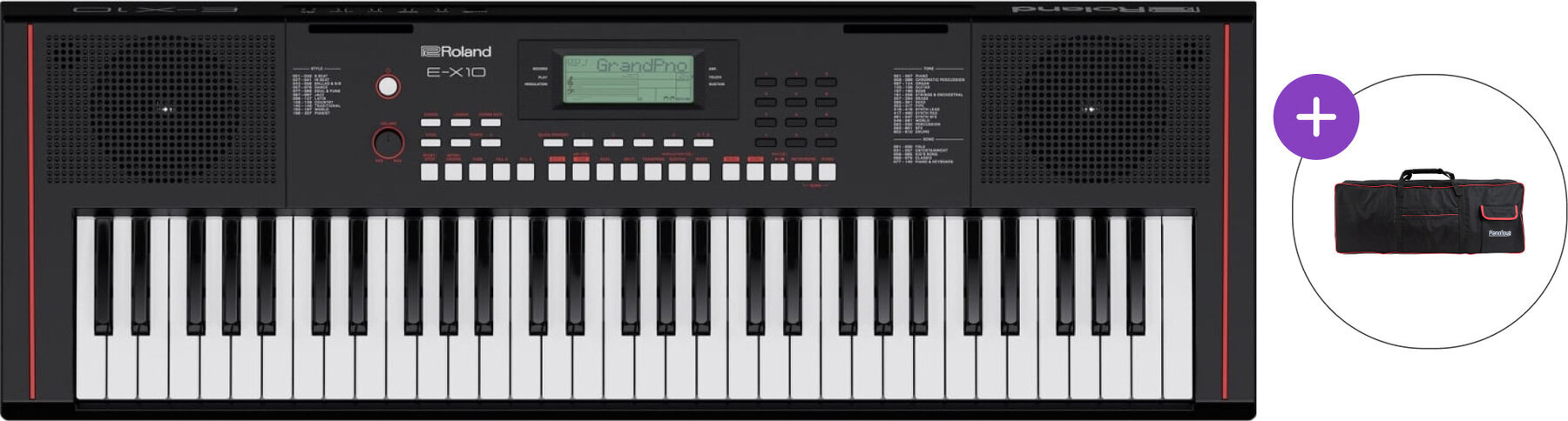 Keyboard mit Touch Response Roland E-X10 SET 2 Keyboard mit Touch Response