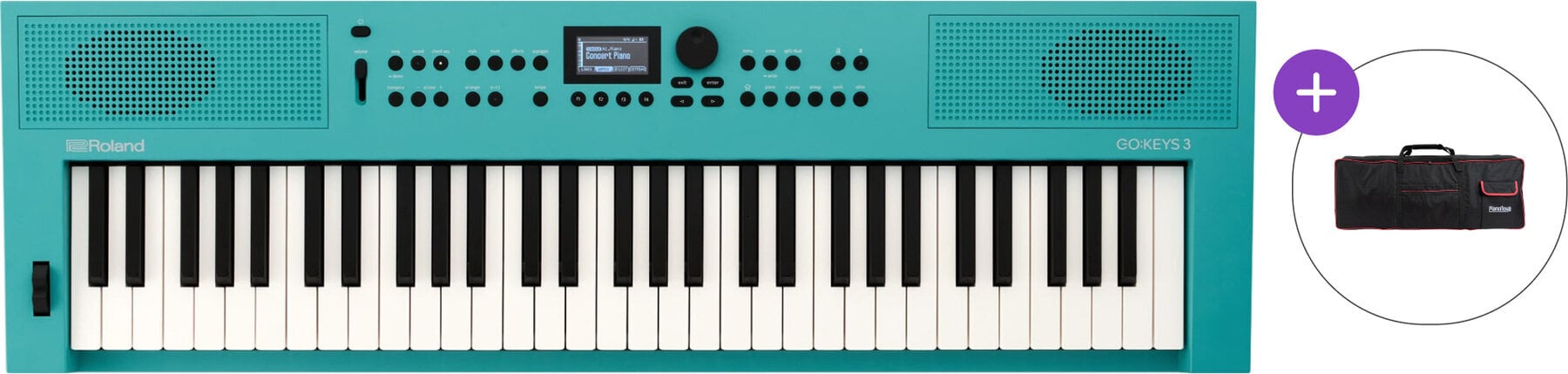 Billentésérzékeny szintetizátor Roland GO:KEYS 3 SET 2 Billentésérzékeny szintetizátor Turquoise