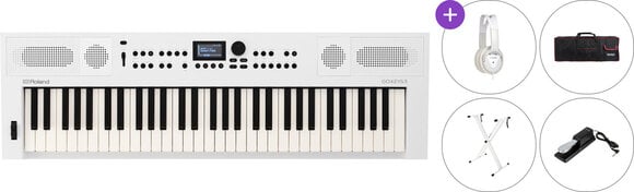 Keyboard mit Touch Response Roland GO:KEYS 5 SET 3 Keyboard mit Touch Response White - 1