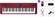 Roland GO:KEYS 3 SET 3 Klavijatura s dinamikom Dark Red