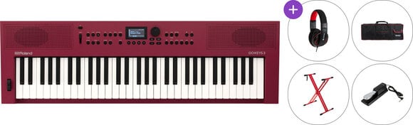 Klavijatura s dinamikom Roland GO:KEYS 3 SET 3 Klavijatura s dinamikom Dark Red - 1