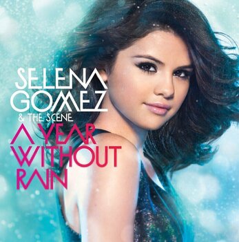 Грамофонна плоча Selena Gomez - A Year Without Rain (Limited Edition) (Transparent Ice Blue/Black Splatter Coloured) (LP) - 1