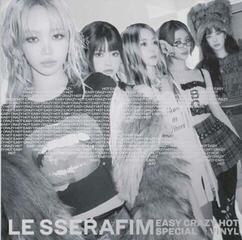 Vinüülplaat Le Sserafim - Easy-Crazy-Hot (Limited Edition) (Silver White Coloured) (LP)