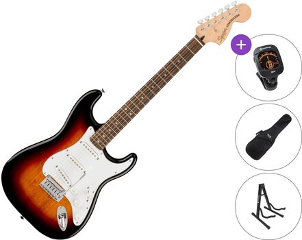 Guitare électrique Fender Squier Affinity Series Stratocaster FMT SET Sienna Sunburst Guitare électrique - 1