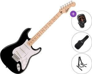 Guitarra elétrica Fender Squier Sonic Stratocaster MN SET Black Guitarra elétrica