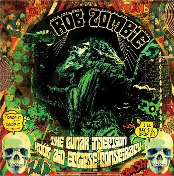 Disco in vinile Rob Zombie - The Lunar Injection Kool Aid Eclipse Conspiracy (Limited) (Blue/Bottle Green/Black/Bone Splatter Coloured) (LP) - 1