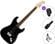 Fender Squier Sonic Stratocaster HT H LRL SET Black E-Gitarre