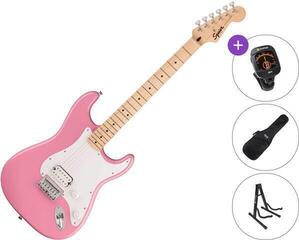 Електрическа китара Fender Squier Sonic Stratocaster HT H MN SET Flash Pink Електрическа китара