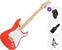 Chitarra Elettrica Fender Squier FSR Limited Edition Sonic Stratocaster SET Fiesta Red Chitarra Elettrica