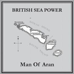 Vinylplade British Sea Power - Man Of Aran (Yellow/Blue Coloured) (2 LP)