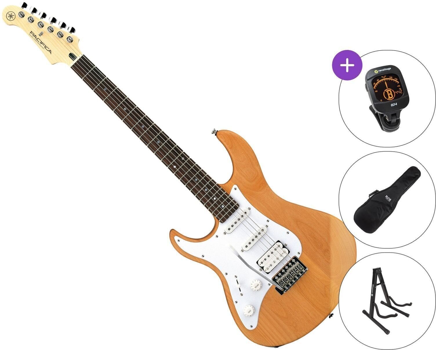 Električna gitara Yamaha Pacifica 112JL MKII SET Yellow Natural Satin Električna gitara