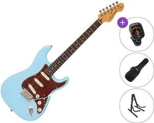 Gitara elektryczna Vintage V60 Coaster SET Laguna Blue Gitara elektryczna
