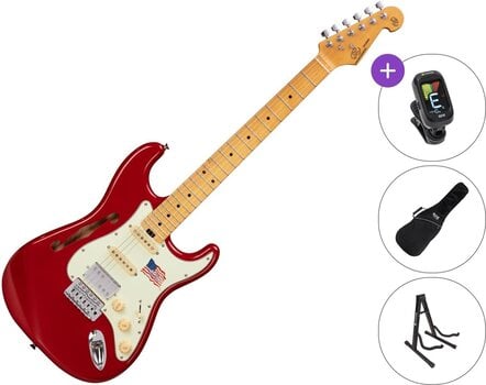 Elektrische gitaar SX SEA1PH SET Rosso Corsa Red Elektrische gitaar - 1