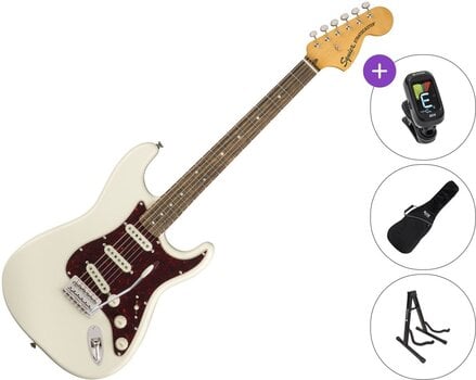 Elektrische gitaar Fender Squier Classic Vibe '70s Stratocaster IL SET Olympic White Elektrische gitaar - 1