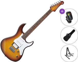 Electric guitar Yamaha Pacifica 212V FM SET Tobacco Brown Sunburst Electric guitar