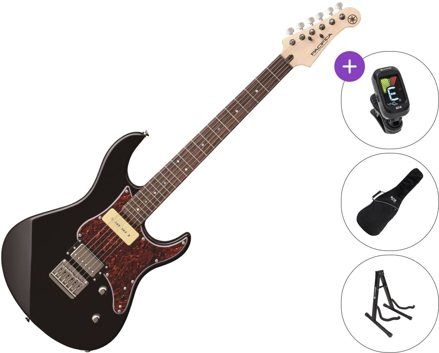 Gitara elektryczna Yamaha Pacifica 311 H SET Black Gitara elektryczna
