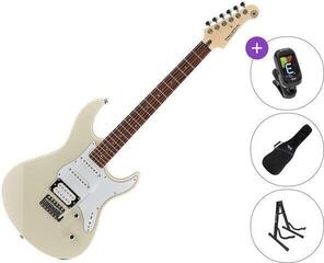 Electric guitar Yamaha Pacifica 112 V SET Vintage White Electric guitar