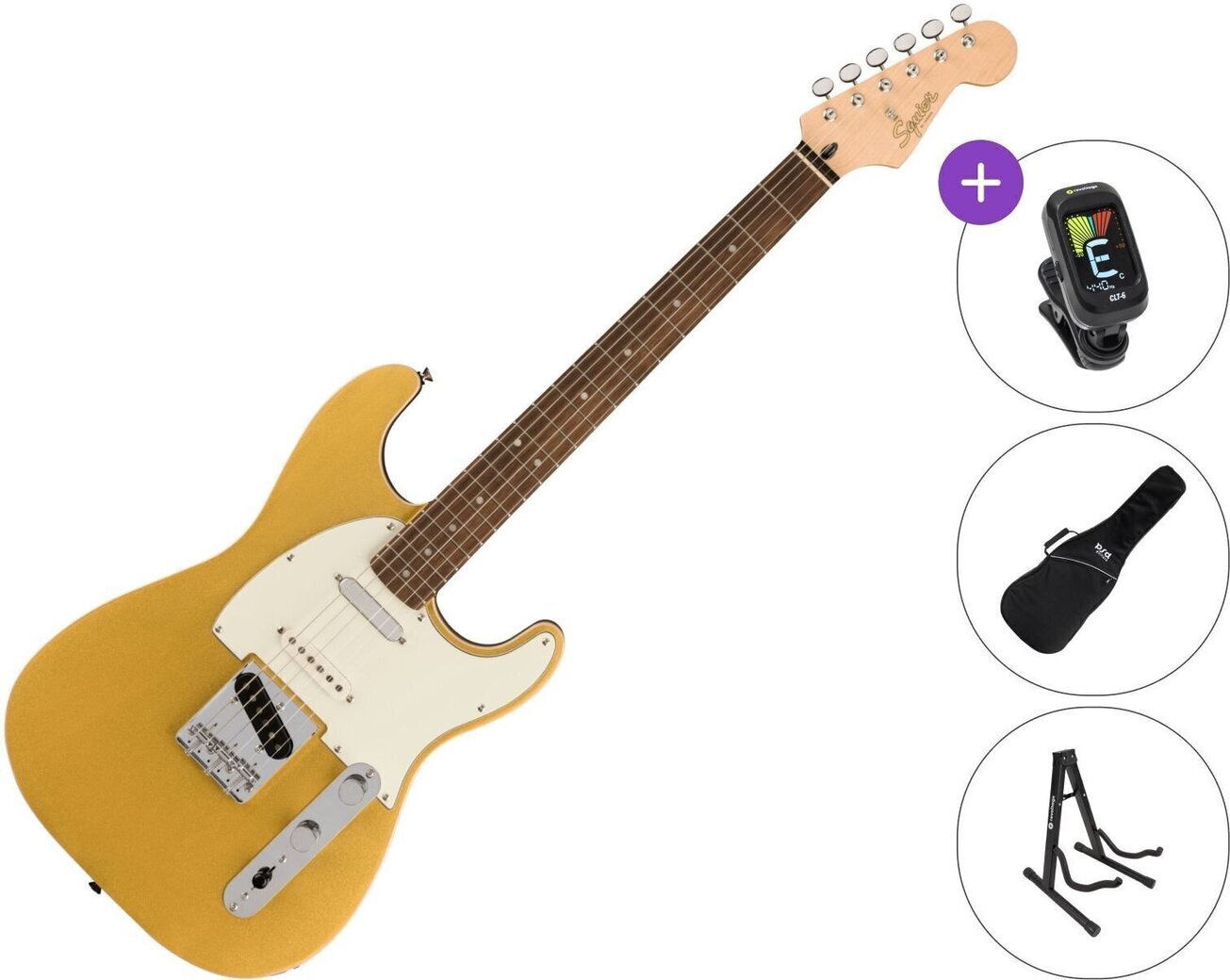 Fender Squier Paranormal Custom Nashville Stratocaster Basic SET