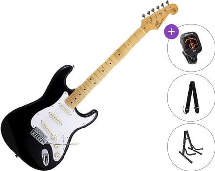 Električna gitara SX SST57+ SET Black Električna gitara - 1