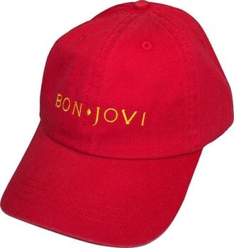 Kšiltovka Bon Jovi Original Logo Red UNI - 1