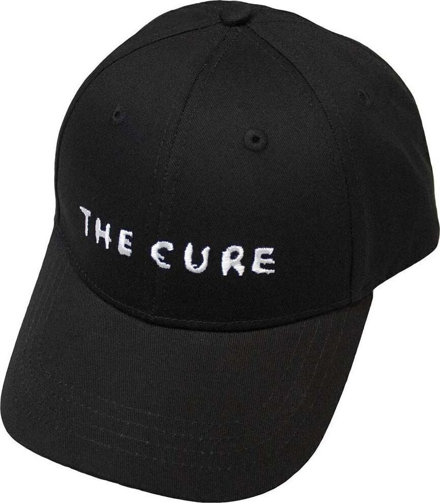 Kappe The Cure Text Logo Black UNI