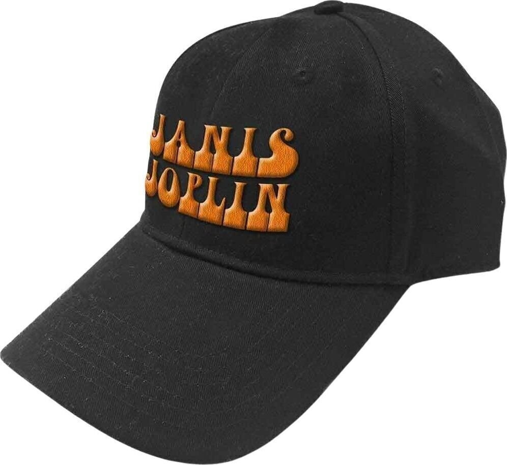 Kšiltovka Janis Joplin Orange Logo Black UNI