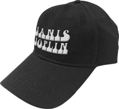 Kšiltovka Janis Joplin White Logo Black UNI - 1
