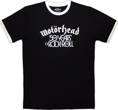 Πουκάμισο Motörhead 50 Years Text Lock Up Ringer Black M Πουκάμισο - 1