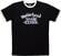 Marškinėliai Motörhead 50 Years Text Lock Up Ringer Black XL Marškinėliai