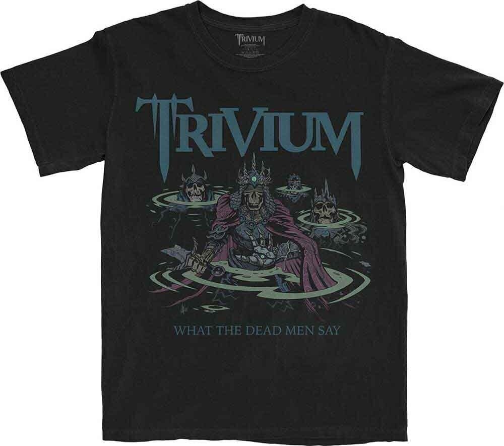 Camiseta de manga corta Trivium Dead Men Say Black S Camiseta de manga corta