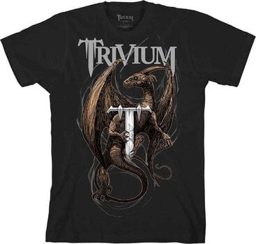 T-shirt Trivium Perched Dragon Black L T-shirt - 1