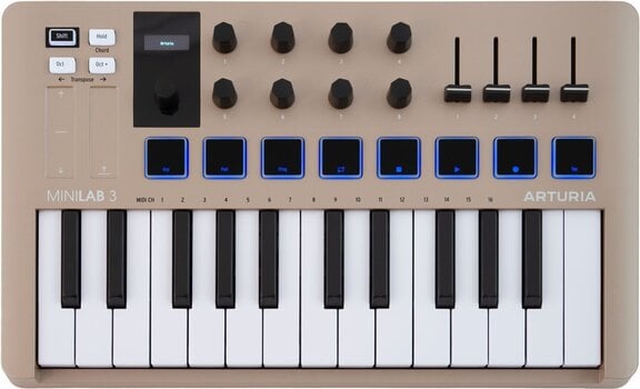 MIDI-Keyboard Arturia MiniLab 3 Champagne MIDI-Keyboard - 1