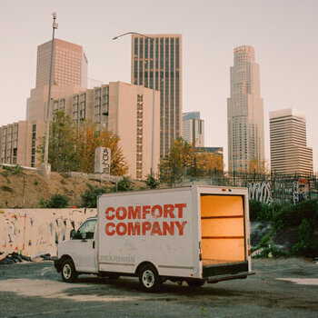LP deska Bearings - Comfort Company (Indie Exclusive) (Half Baby Pink/Half Red with White Splatter Coloured) (LP) - 1