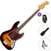 4-string Bassguitar Fender Squier Classic Vibe '60s Jazz Bass IL SET 3-Color Sunburst 4-string Bassguitar