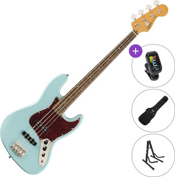 Baixo de 4 cordas Fender Squier Classic Vibe '60s Jazz Bass IL SET Daphne Blue Baixo de 4 cordas - 1